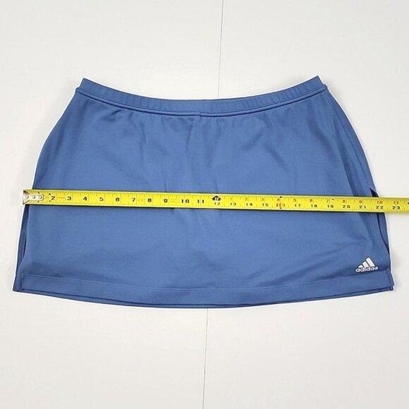 Adidas Clima 365 Women's Skort Skirt Blue Stretch Tennis Running Size Large - Picture 8 of 11